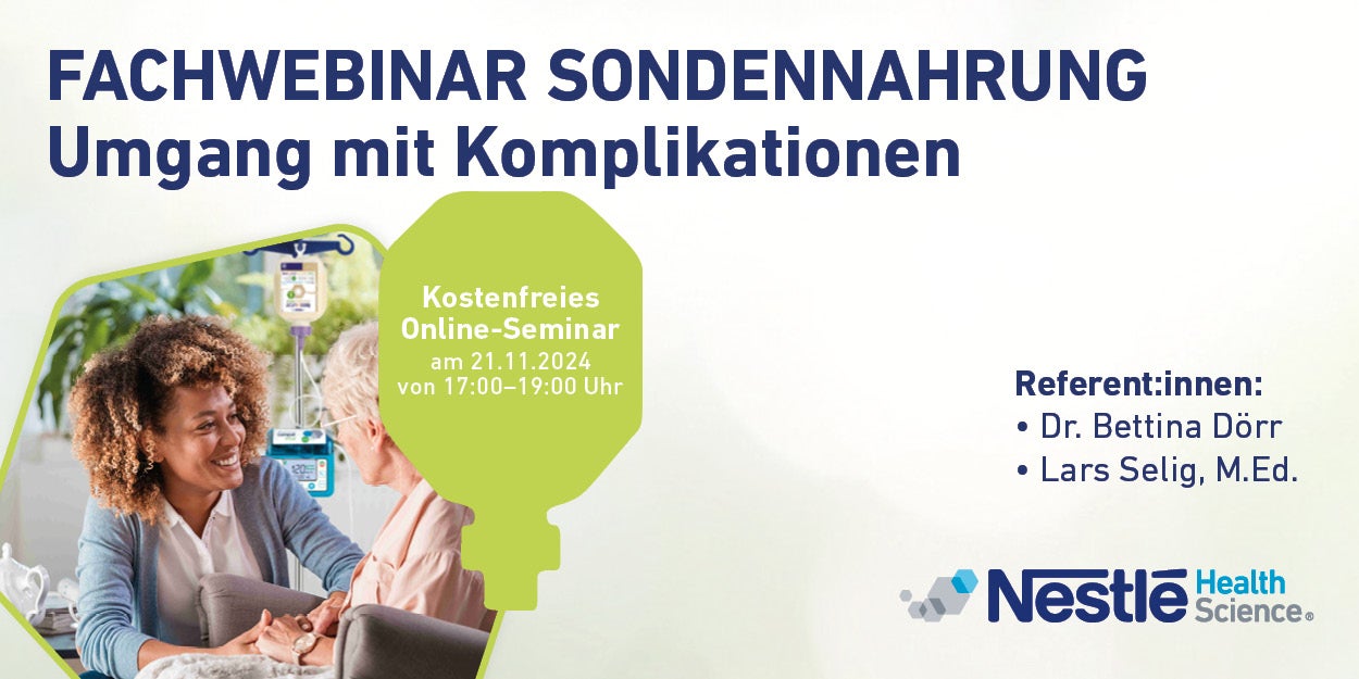 Fachwebinar Sondennahrung